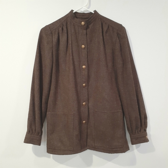 Vintage Handmade Wool Blend Blazer - Picture 10 of 10